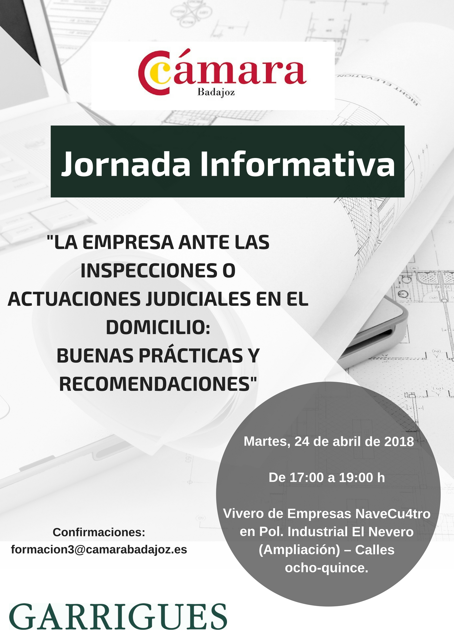 Jornada Informativa: La empresa ante las inspecciones o actuaciones judiciales en el domicilio: buenas prácticas y recomendaciones