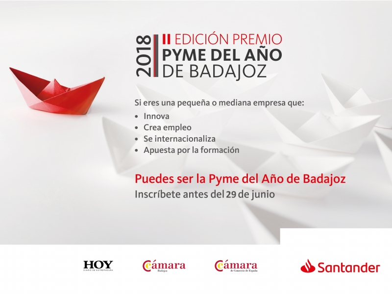 Cerca de 570 empresas inscritas en la II edición del Premio Pyme del Año de Banco Santander y la Cámara de Comercio de España