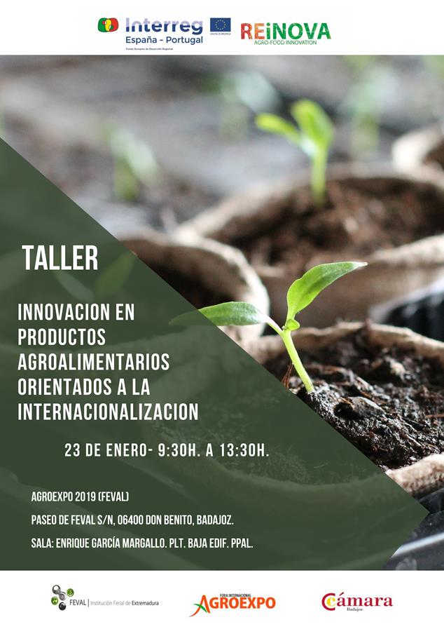 TALLER DE  INNOVACIÓN EN PRODUCTOS AGROALIMENTARIOS ORIENTADOS A LA INTERNACIONALIZACIÓN