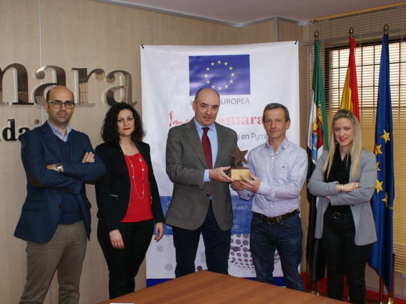 El programa InnoCámaras desarrollado por la Cámara de Comercio de Badajoz, mejor actuación cofinanciada por Fondos Europeos