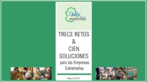 CREEX presenta el documento '13 Retos & 100 Soluciones', una propuesta para dinamizar la economía extremeña de cara a la próxima legislatura