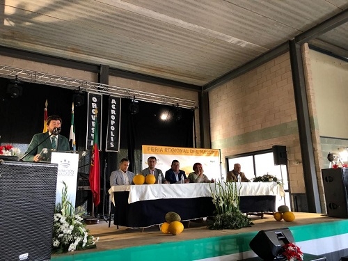 La Cámara de Comercio y la CREEX participan en la Feria del Melón de La Albuera para contribuir al impulso del sector agroalimentario en las zonas rurales