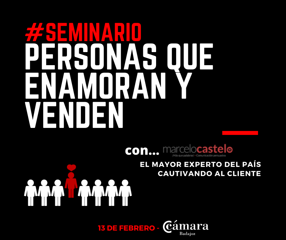 BADAJOZ: SEMINARIO: PERSONAS QUE ENAMORAN Y VENDEN