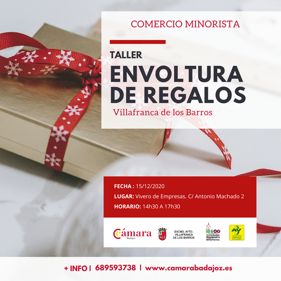 VILLAFRANCA DE LOS BARROS- Taller: ENVOLTURA DE REGALOS