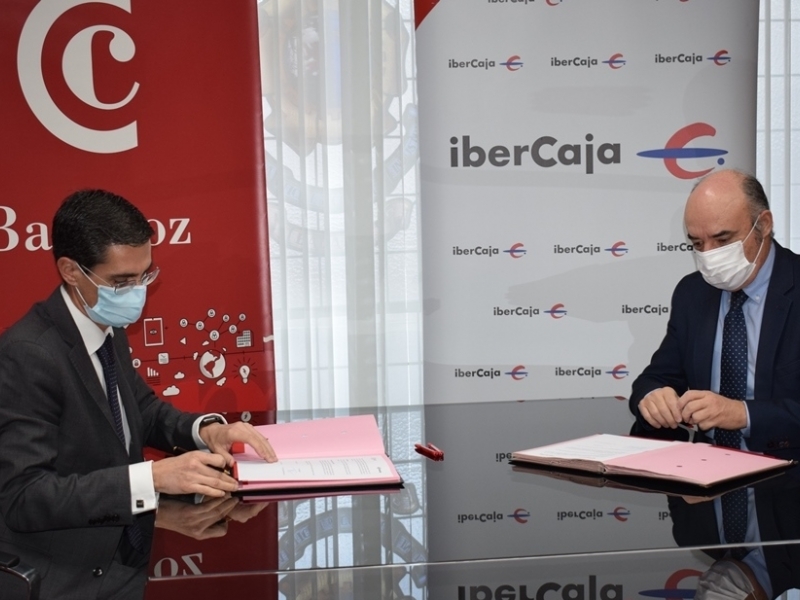 Nuevo acuerdo de colaboración entre Cámara Badajoz e Ibercaja