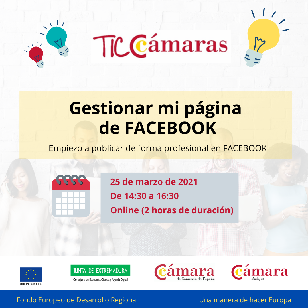 Gestionar mi página de FACEBOOK - TIC Cámaras