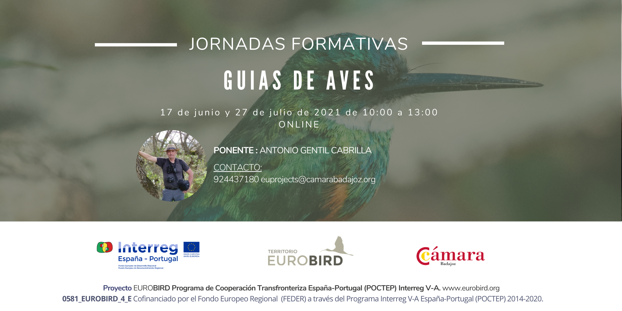 Jornada formativa EUROBIRD: Guías de Aves