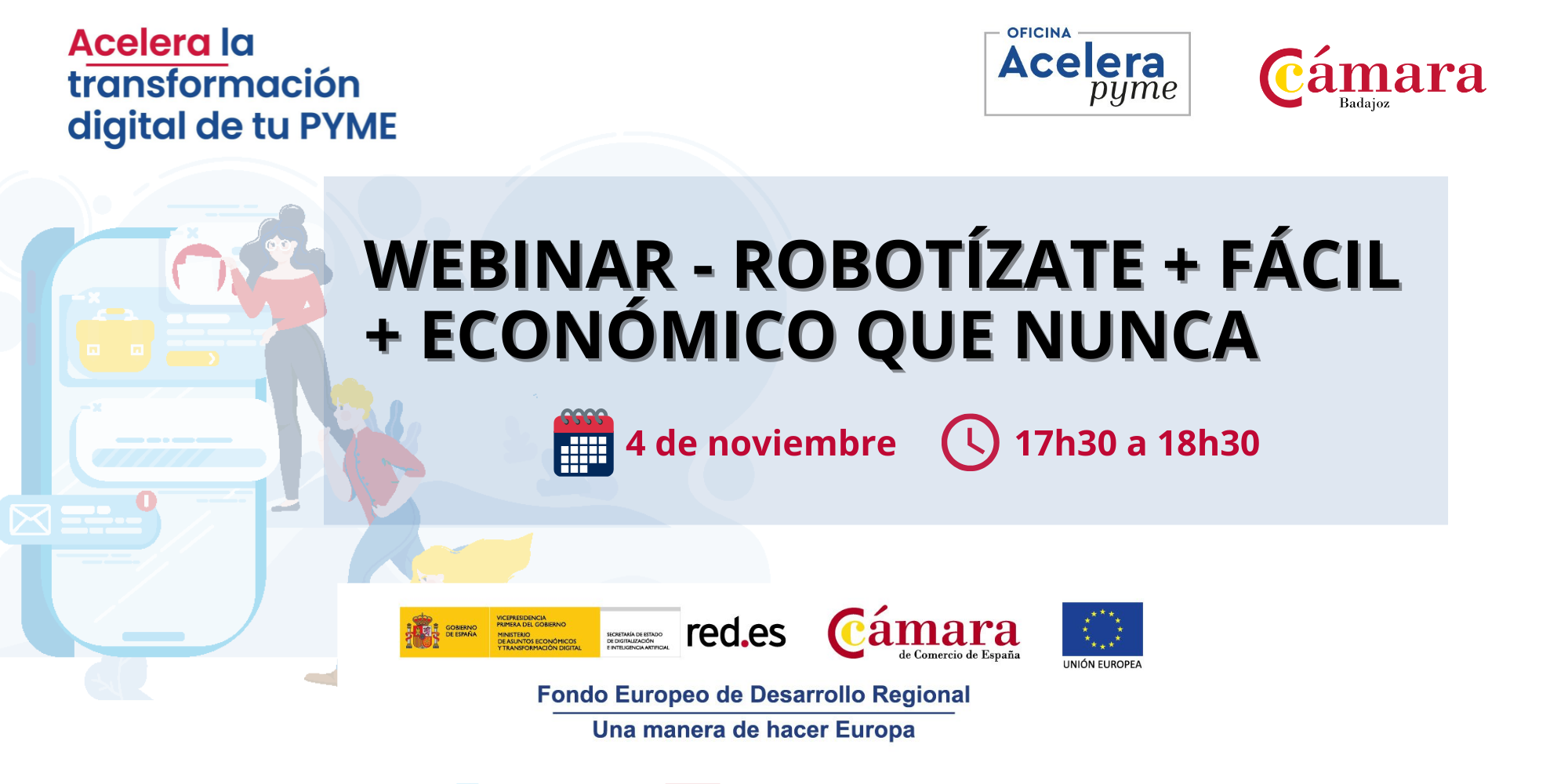 WEBINAR-  ¡Robotízate! + fácil + económico que nunca