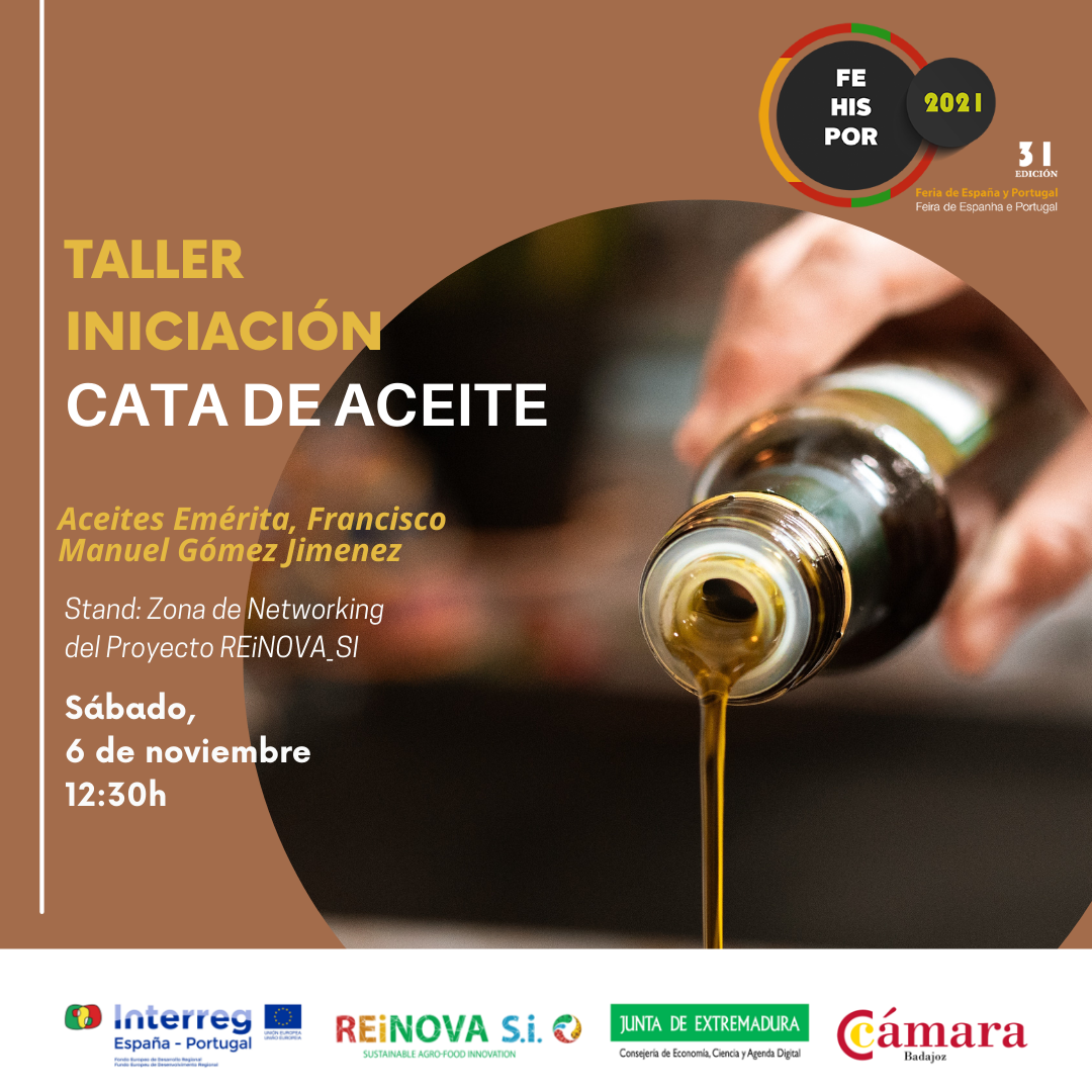 Taller iniciación: Cata de aceite - FEHISPOR 2021