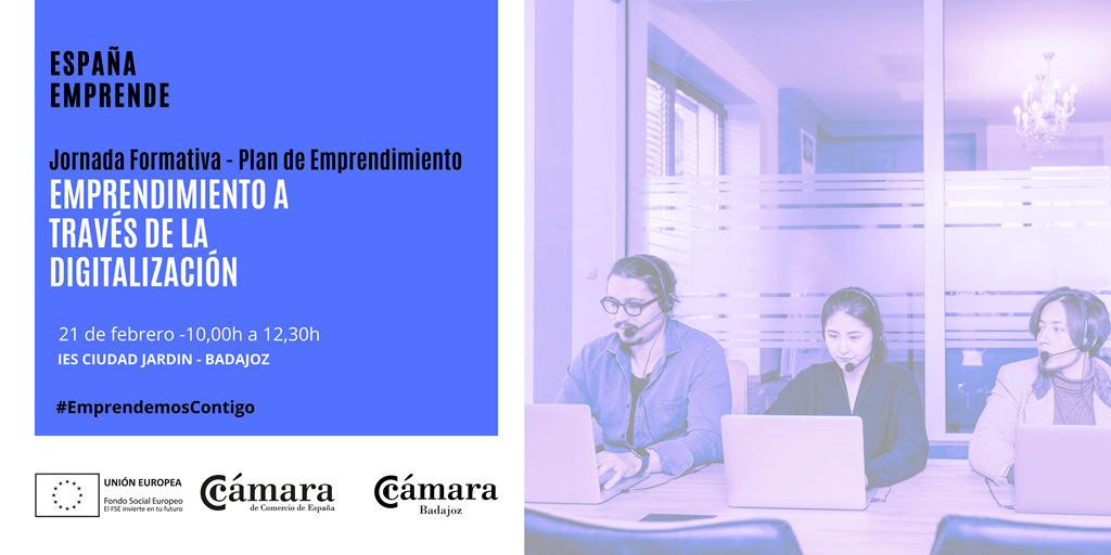 TALLER ESPAÑA EMPRENDE: EMPRENDIMIENTO A TRAVÉS DE LA DIGITALIZACIÓN