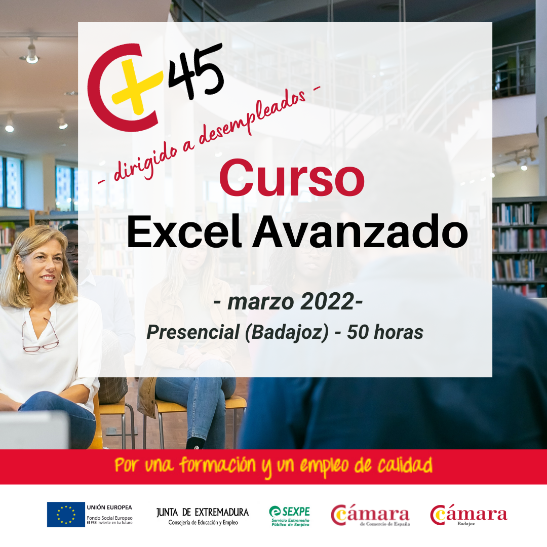 CURSO 45+: EXCEL AVANZADO