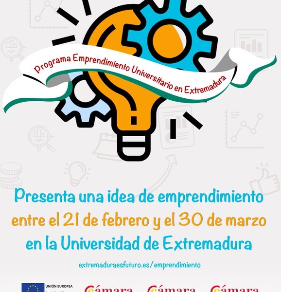 Abierto el plazo de participación en el Programa de Emprendimiento Universitario de Extremadura