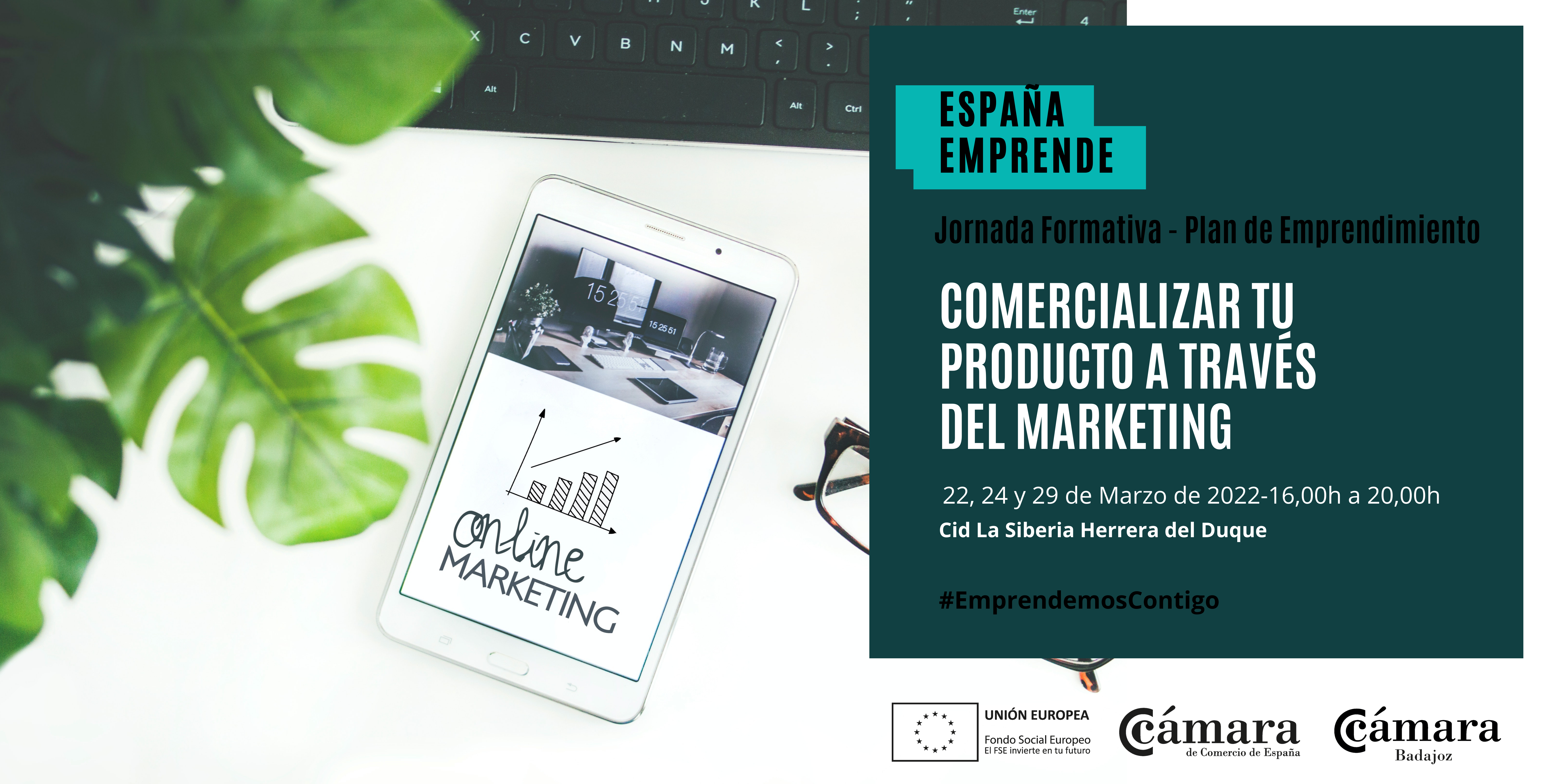 TALLER ESPAÑA EMPRENDE: COMERCIALIZAR TU PRODUCTO A TRAVÉS DEL MARKETING