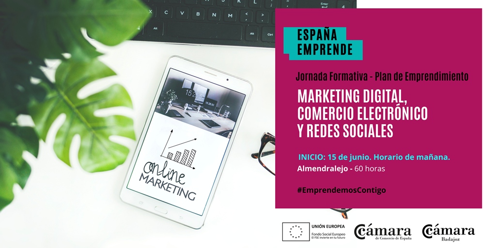 TALLER ESPAÑA EMPRENDE: MARKETING DIGITAL, COMERCIO ELECTRÓNICO Y REDES SOCIALES