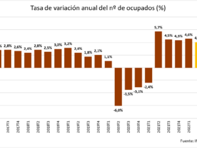 El mercado de trabajo continúa creando empleo