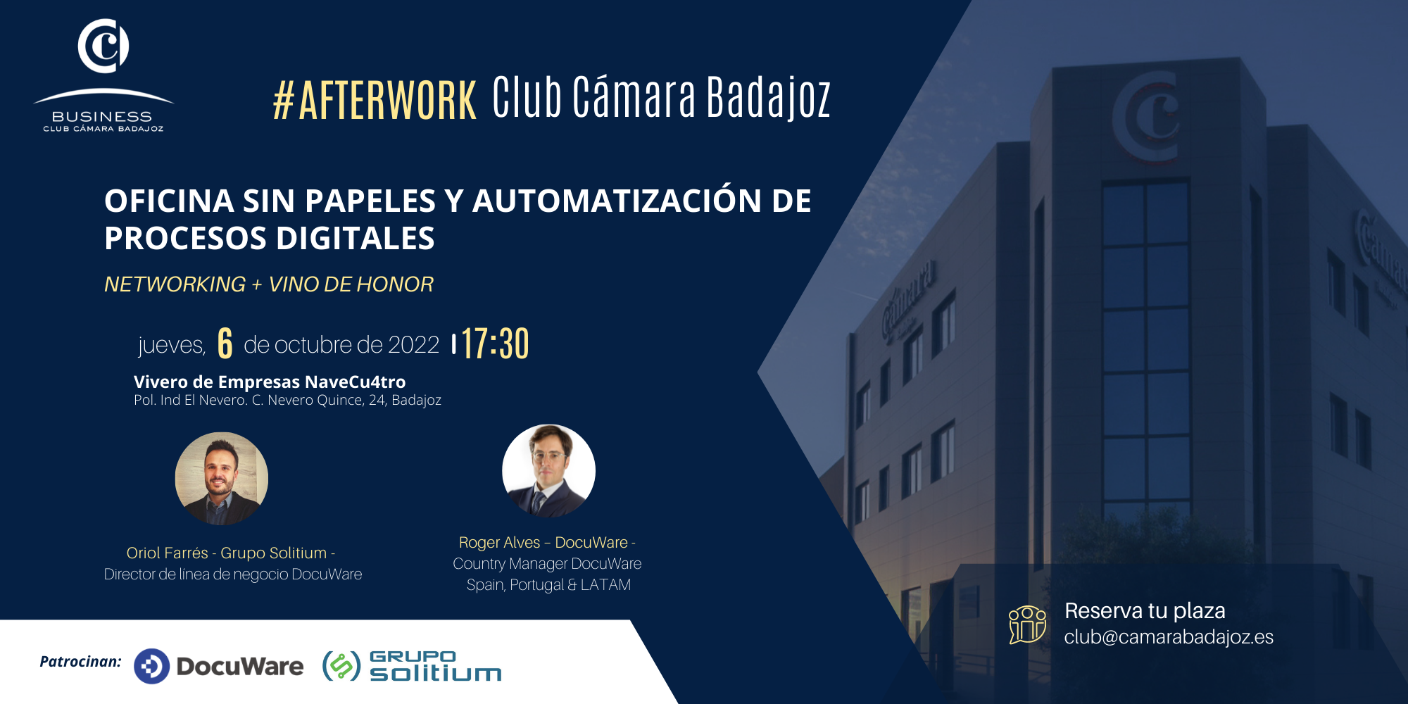 AFTERWORK - Oficina sin papeles y automatización de procesos digitales