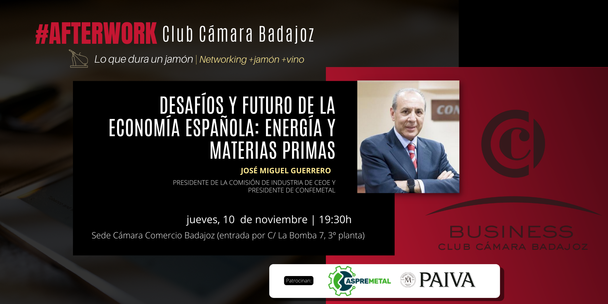 #AFTERWORK - Desafíos y futuro de la economía española: energía y materias primas