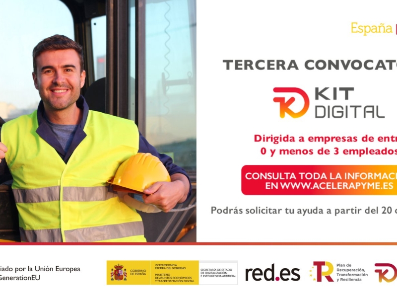 Abierta la tercera convocatoria de ayudas del programa Kit Digital