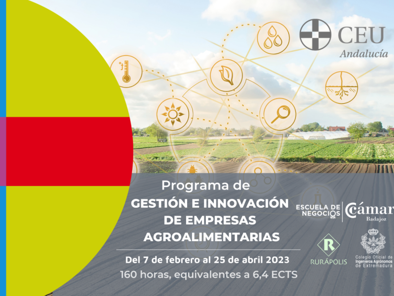 Acuerdo en materia de formación agroalimentaria para poner en marcha el Programa de Gestión e Innovación de Empresas Agroalimentarias