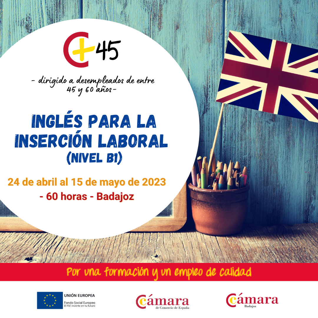 CURSO 45+: Inglés para la inserción laboral ( Nivel B1)