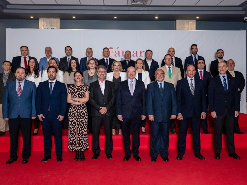 Se celebra el acto de presentación del nuevo Pleno de la Cámara de Comercio de Badajoz