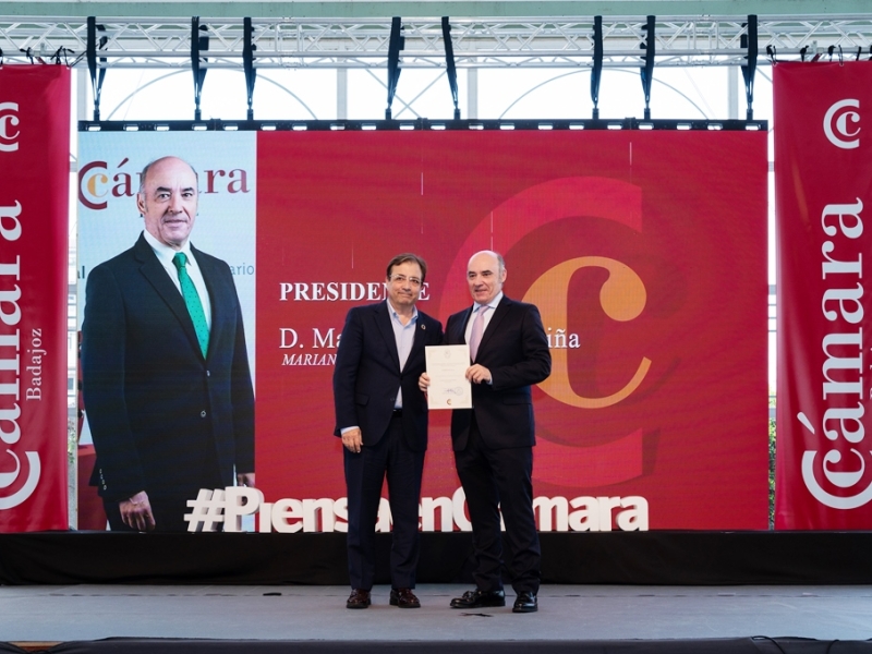 Se celebra el acto de presentación del nuevo Pleno de la Cámara de Comercio de Badajoz