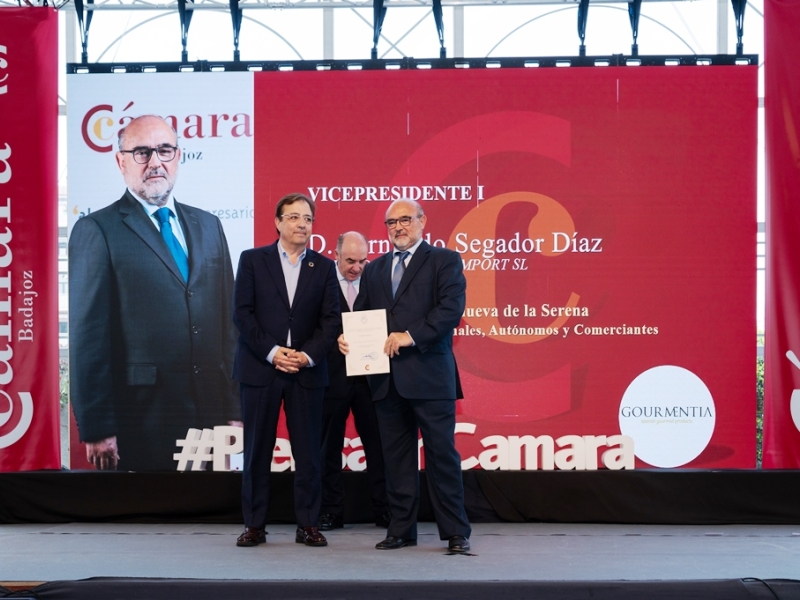 Se celebra el acto de presentación del nuevo Pleno de la Cámara de Comercio de Badajoz