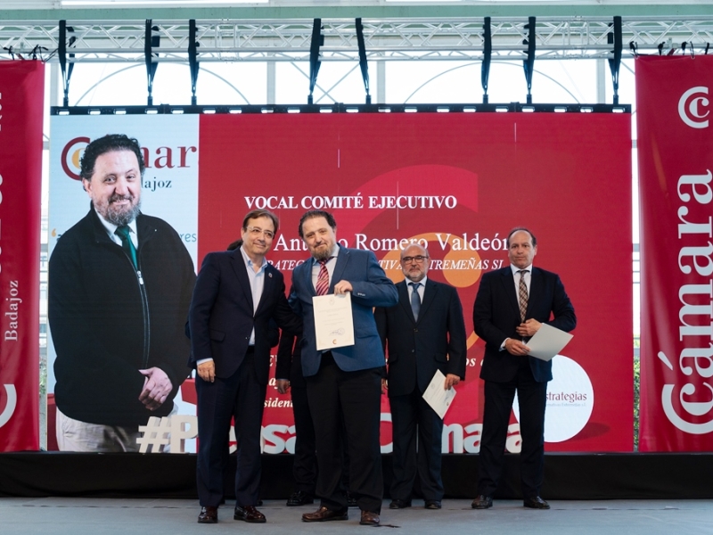 Se celebra el acto de presentación del nuevo Pleno de la Cámara de Comercio de Badajoz