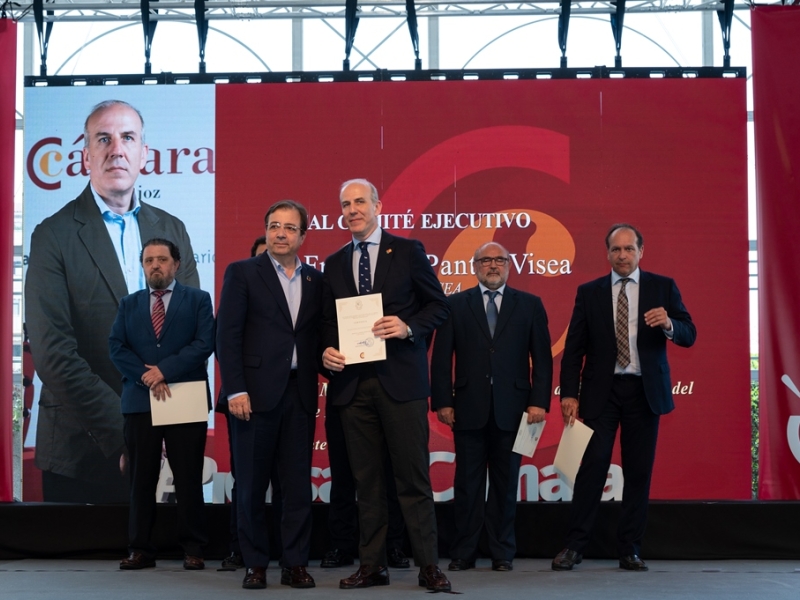 Se celebra el acto de presentación del nuevo Pleno de la Cámara de Comercio de Badajoz