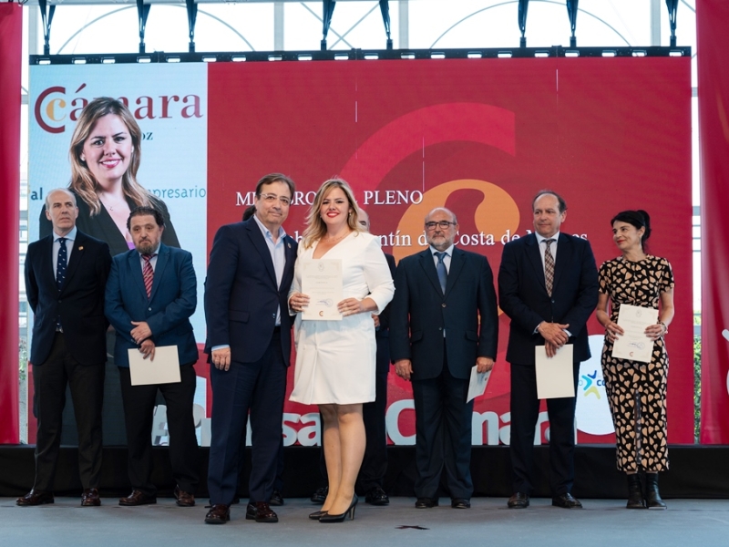 Se celebra el acto de presentación del nuevo Pleno de la Cámara de Comercio de Badajoz