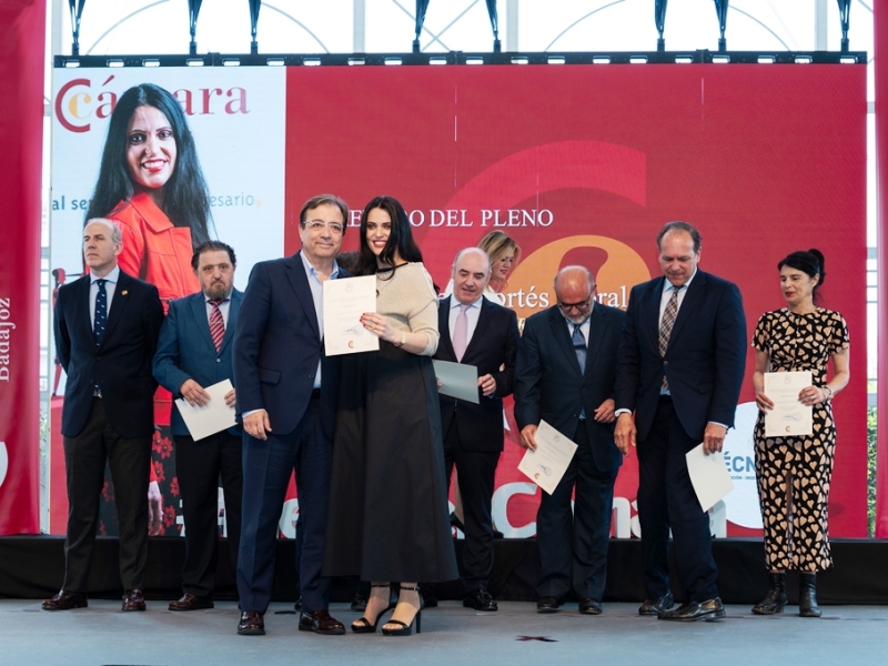 Se celebra el acto de presentación del nuevo Pleno de la Cámara de Comercio de Badajoz