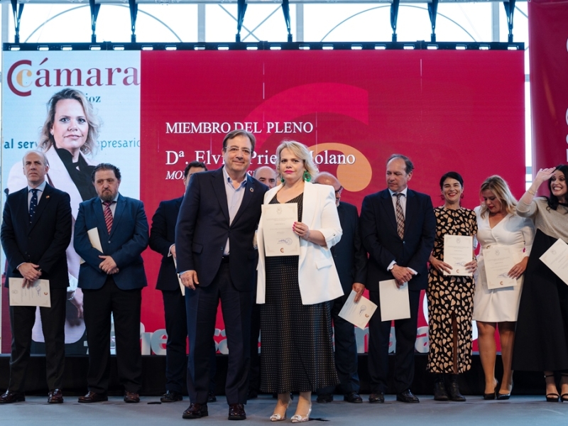 Se celebra el acto de presentación del nuevo Pleno de la Cámara de Comercio de Badajoz