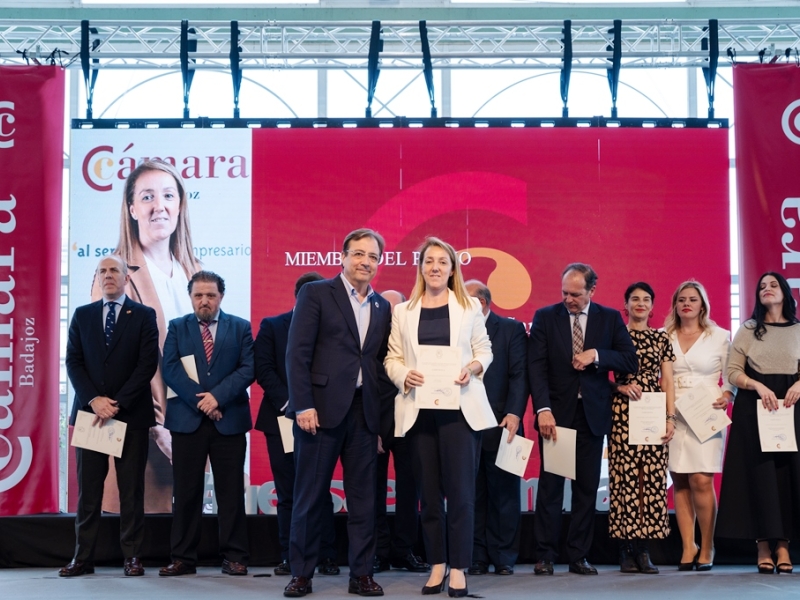 Se celebra el acto de presentación del nuevo Pleno de la Cámara de Comercio de Badajoz