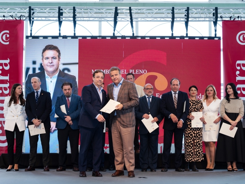 Se celebra el acto de presentación del nuevo Pleno de la Cámara de Comercio de Badajoz