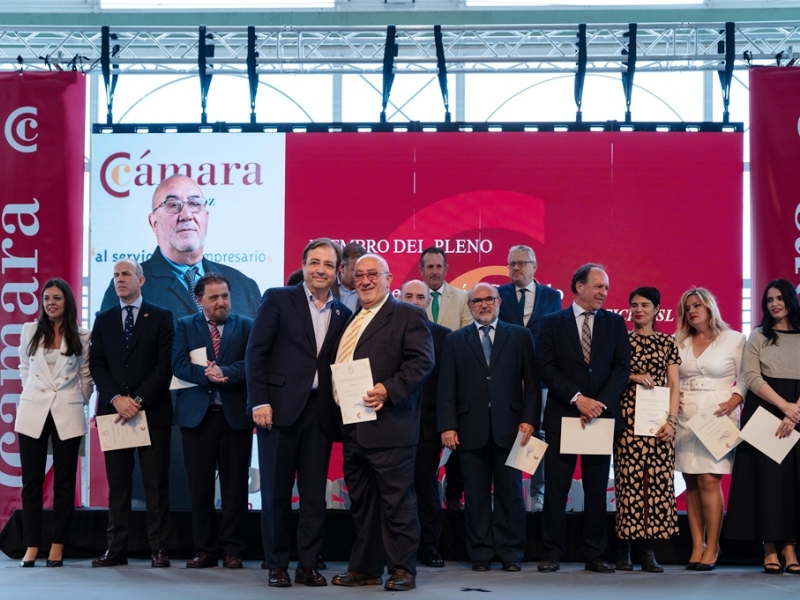 Se celebra el acto de presentación del nuevo Pleno de la Cámara de Comercio de Badajoz