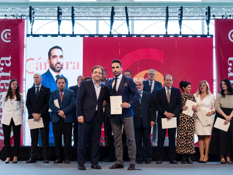 Se celebra el acto de presentación del nuevo Pleno de la Cámara de Comercio de Badajoz