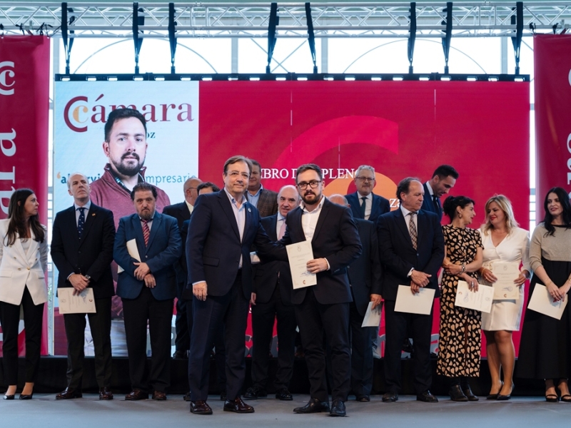 Se celebra el acto de presentación del nuevo Pleno de la Cámara de Comercio de Badajoz