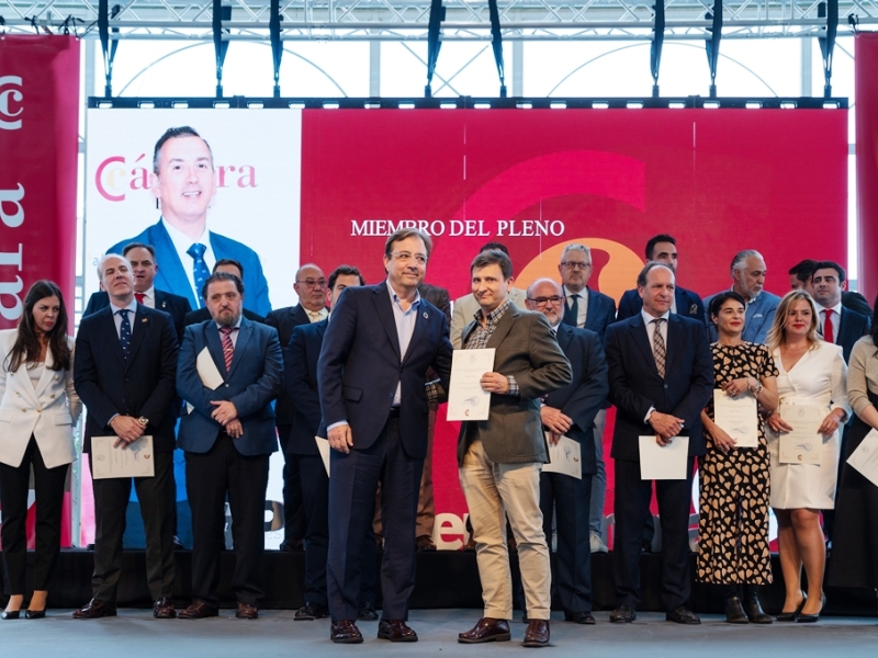 Se celebra el acto de presentación del nuevo Pleno de la Cámara de Comercio de Badajoz