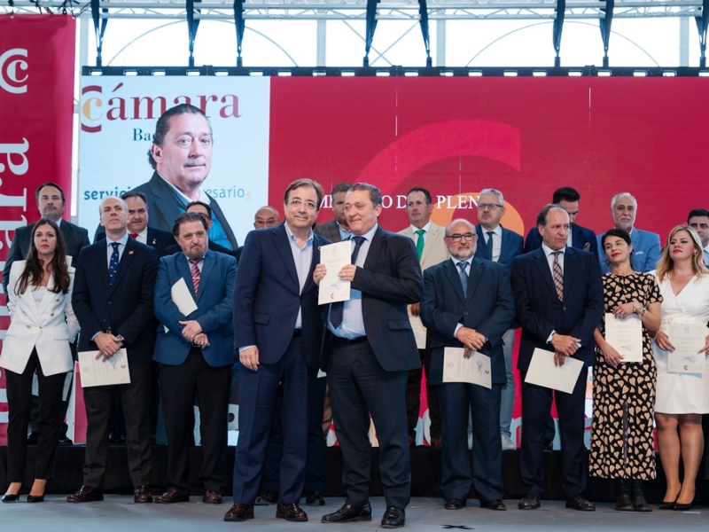 Se celebra el acto de presentación del nuevo Pleno de la Cámara de Comercio de Badajoz