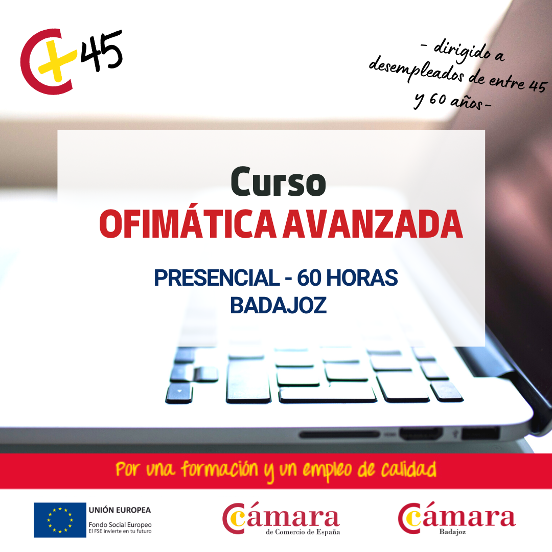 CURSO 45+: OFIMÁTICA AVANZADA