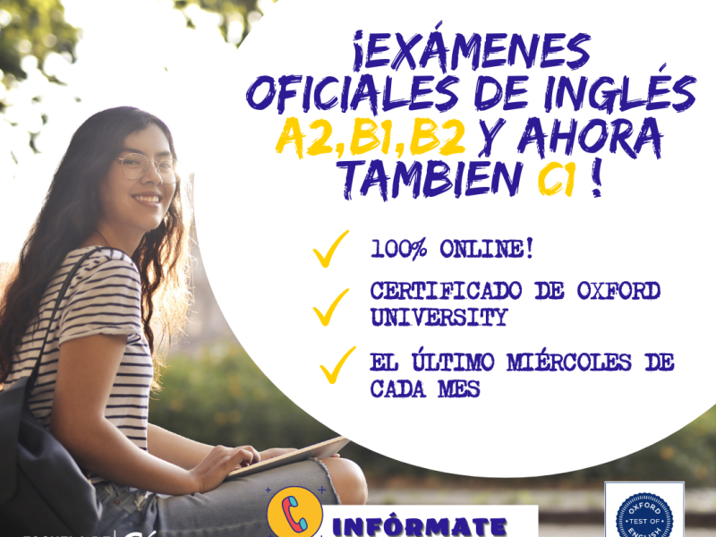 Ahora también puedes examinarte del nivel C1 de inglés con nosotros