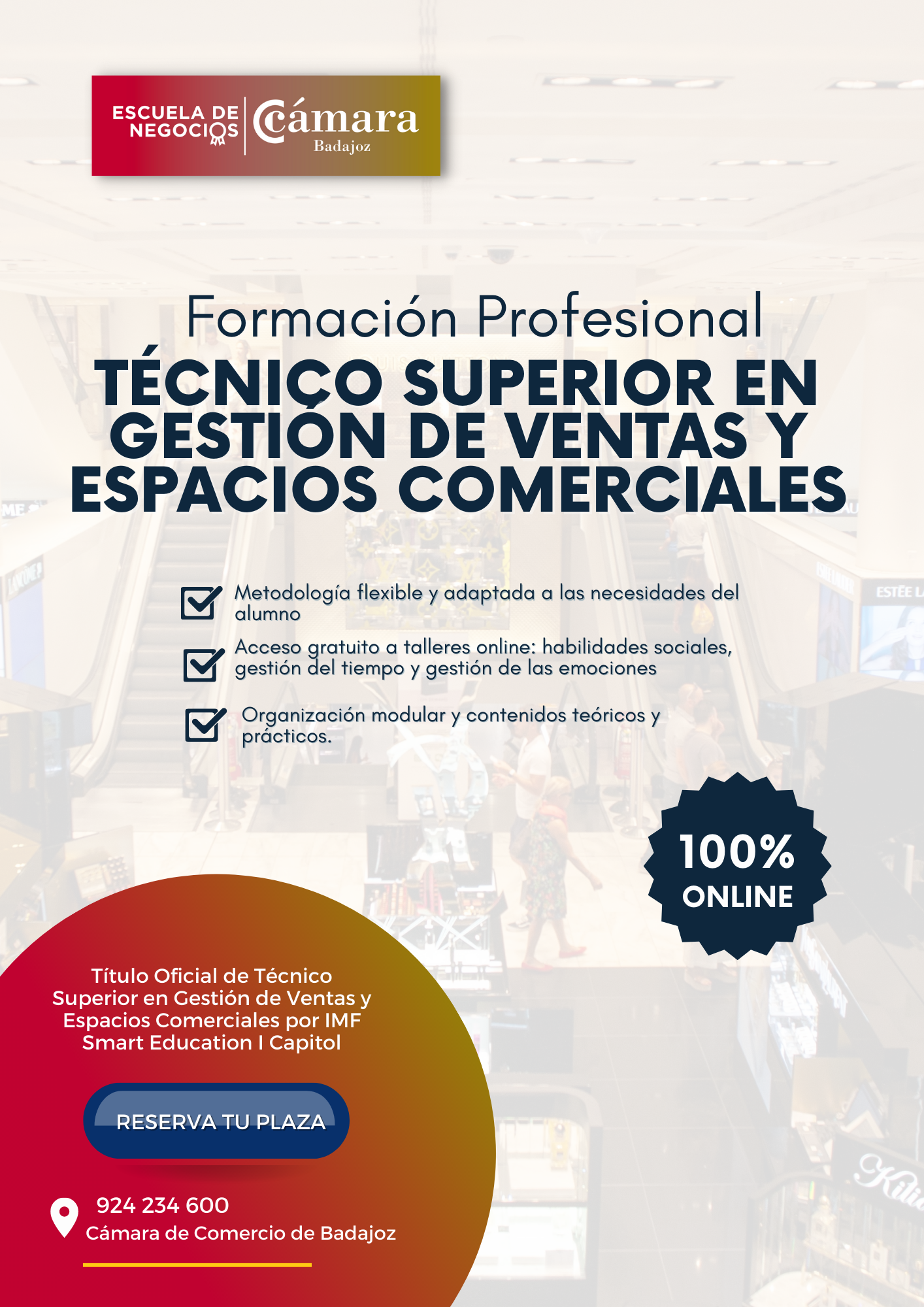 FP - Técnico Superior en Gestión de Ventas y Espacios Comerciales