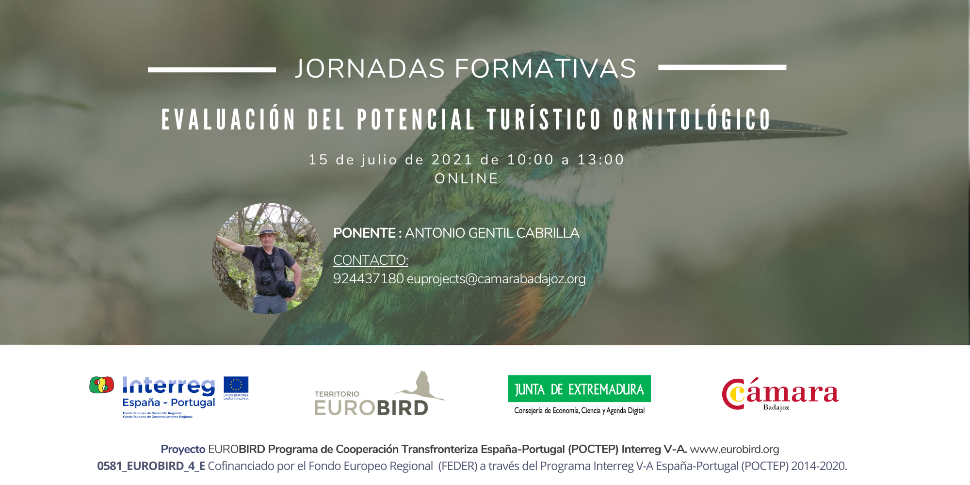 Jornada EUROBIRD: EVALUACIÓN DEL POTENCIAL TURÍSTICO ORNITOLÓGICO