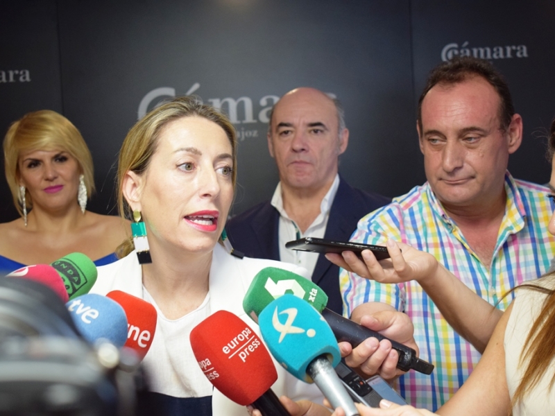 Importante encuentro entre  la presidenta del PP de Extremadura y el presidente de la Cámara