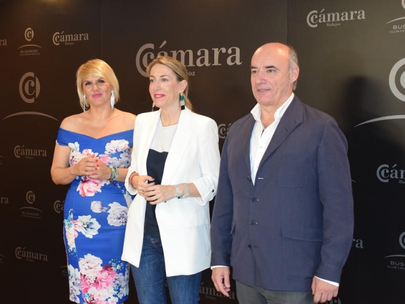 Importante encuentro entre  la presidenta del PP de Extremadura y el presidente de la Cámara