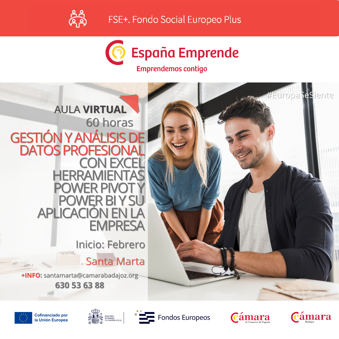 Gestión y Análisis de Datos Profesional con Excel y Herramientas Power Pivot y Power BI y su Aplicación en la Empresa