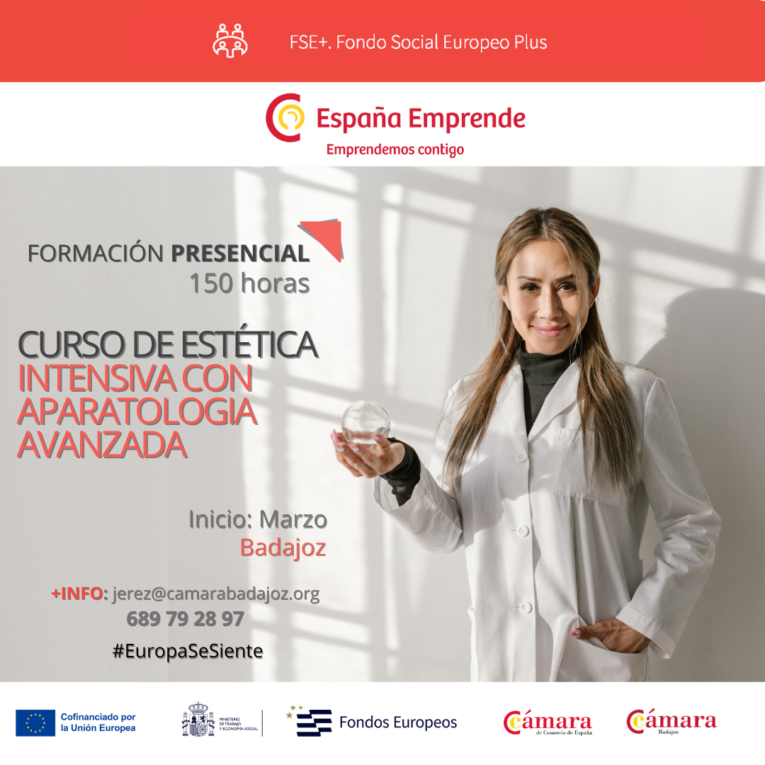 CURSO DE ESTÉTICA INTENSIVA CON APARATOLOGIA AVANZADA