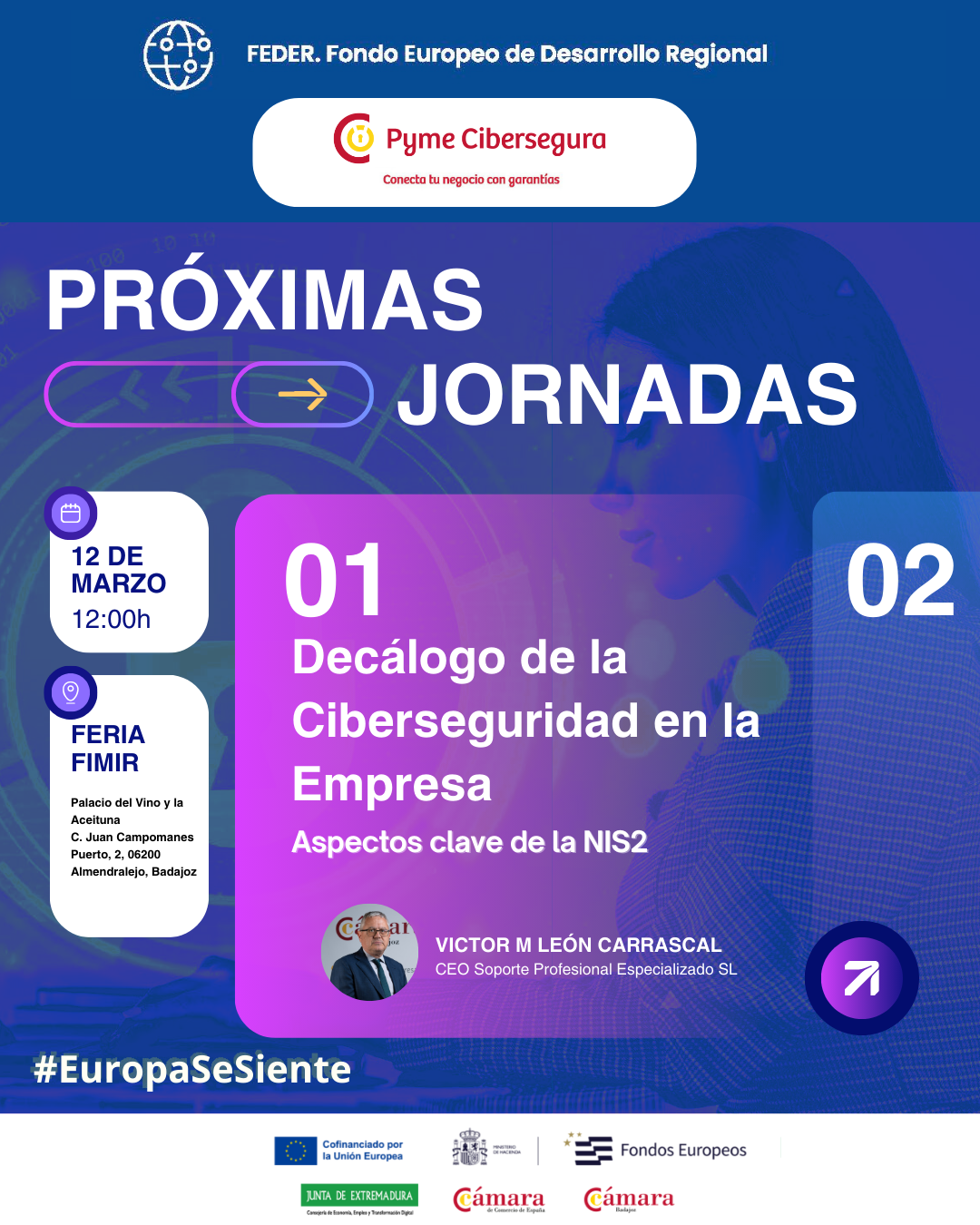 Jornada Pyme Cibersegura: Decálogo de la Ciberseguridad en la Empresa. Aspectos clave de la NIS2