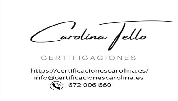 Logotipo oficial de la empresa Carolina Tello Certificaciones