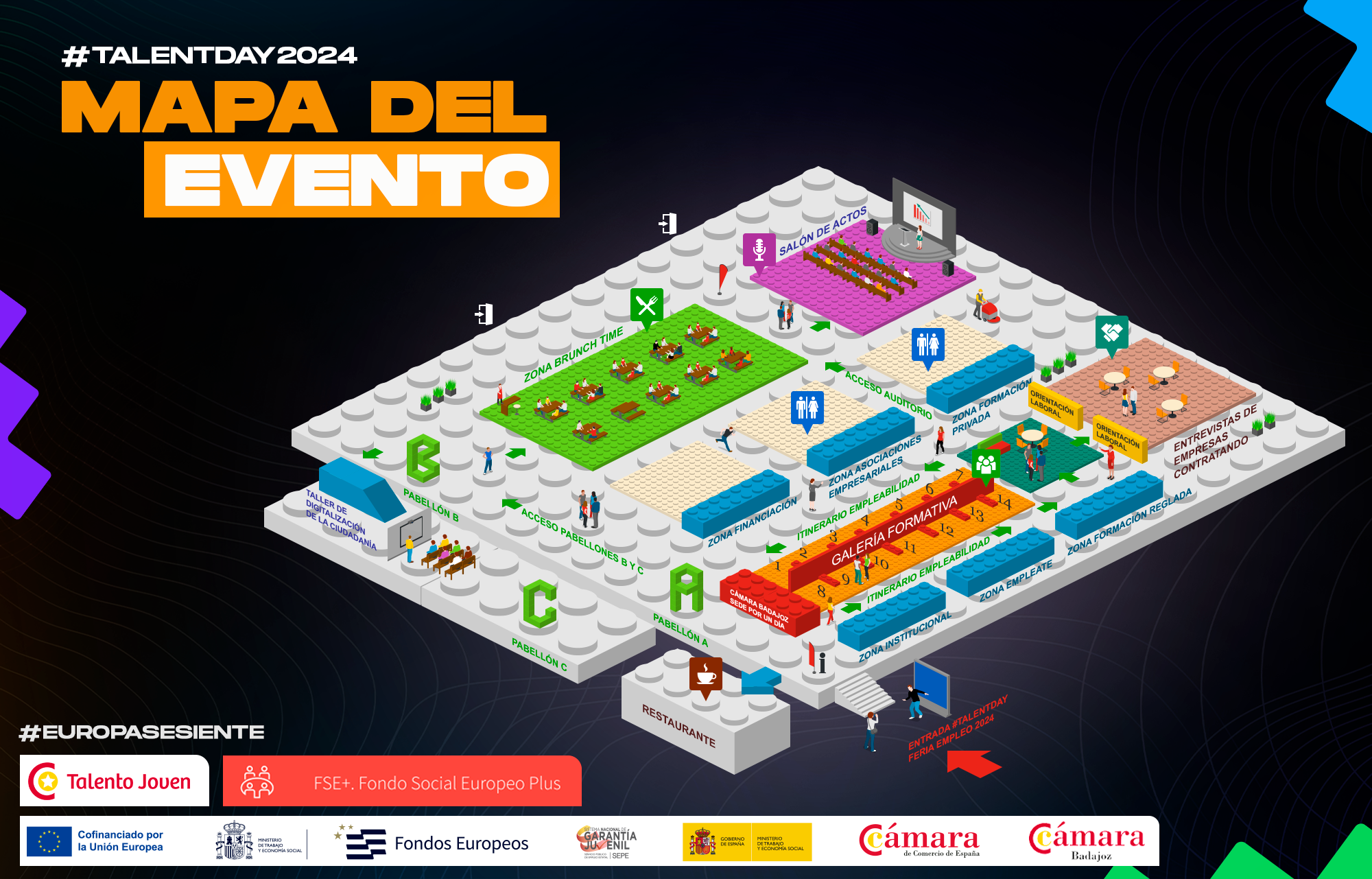 Mapa del evento